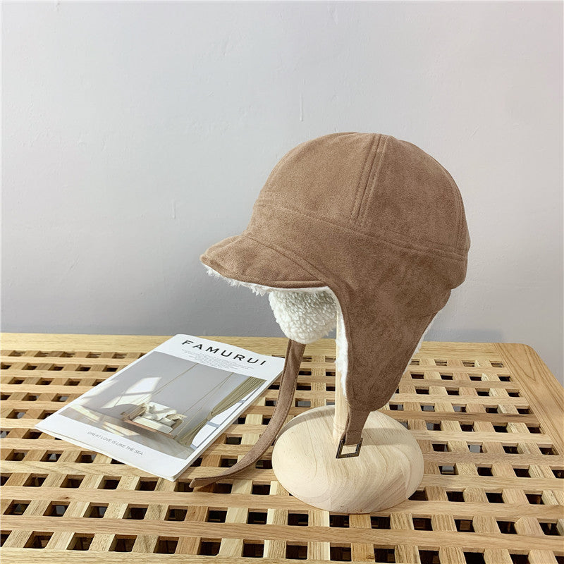 Women's Winter Outdoor Warm Lamb Wool Leifeng Hat