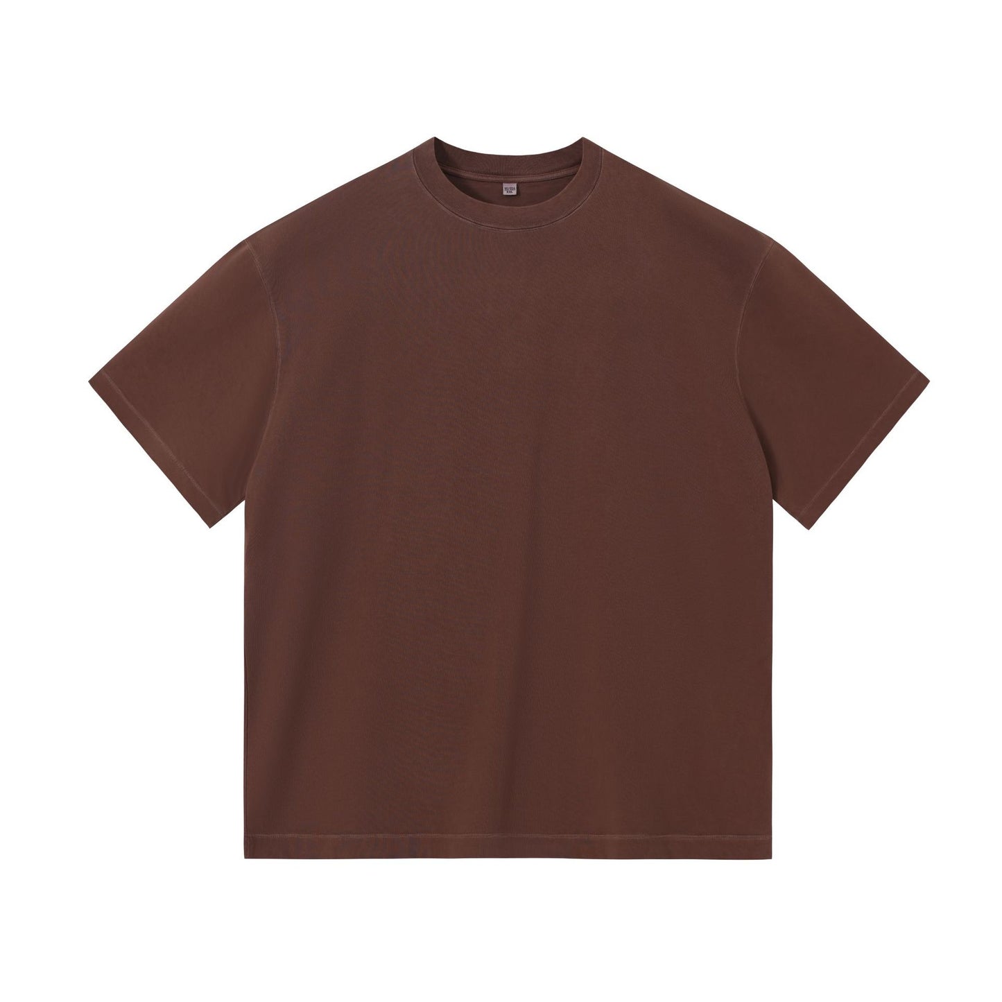 Women's Pure Color Pure Cotton Partial Distressed Short Sleeve