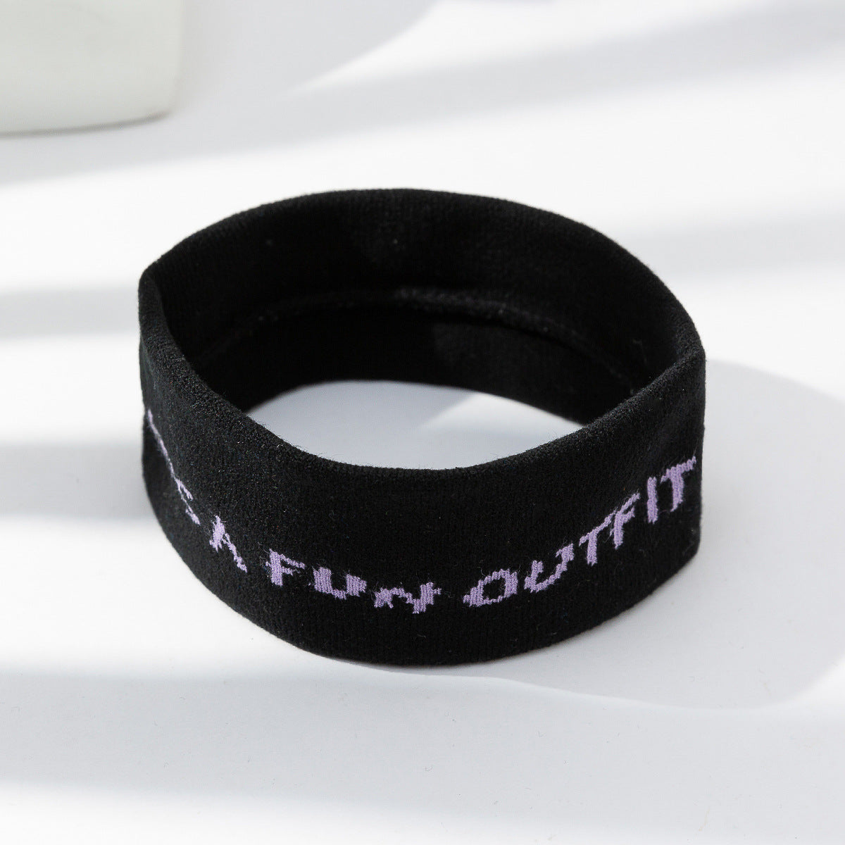 Stretch Sports Sweat-absorbent Knitted Hair Band