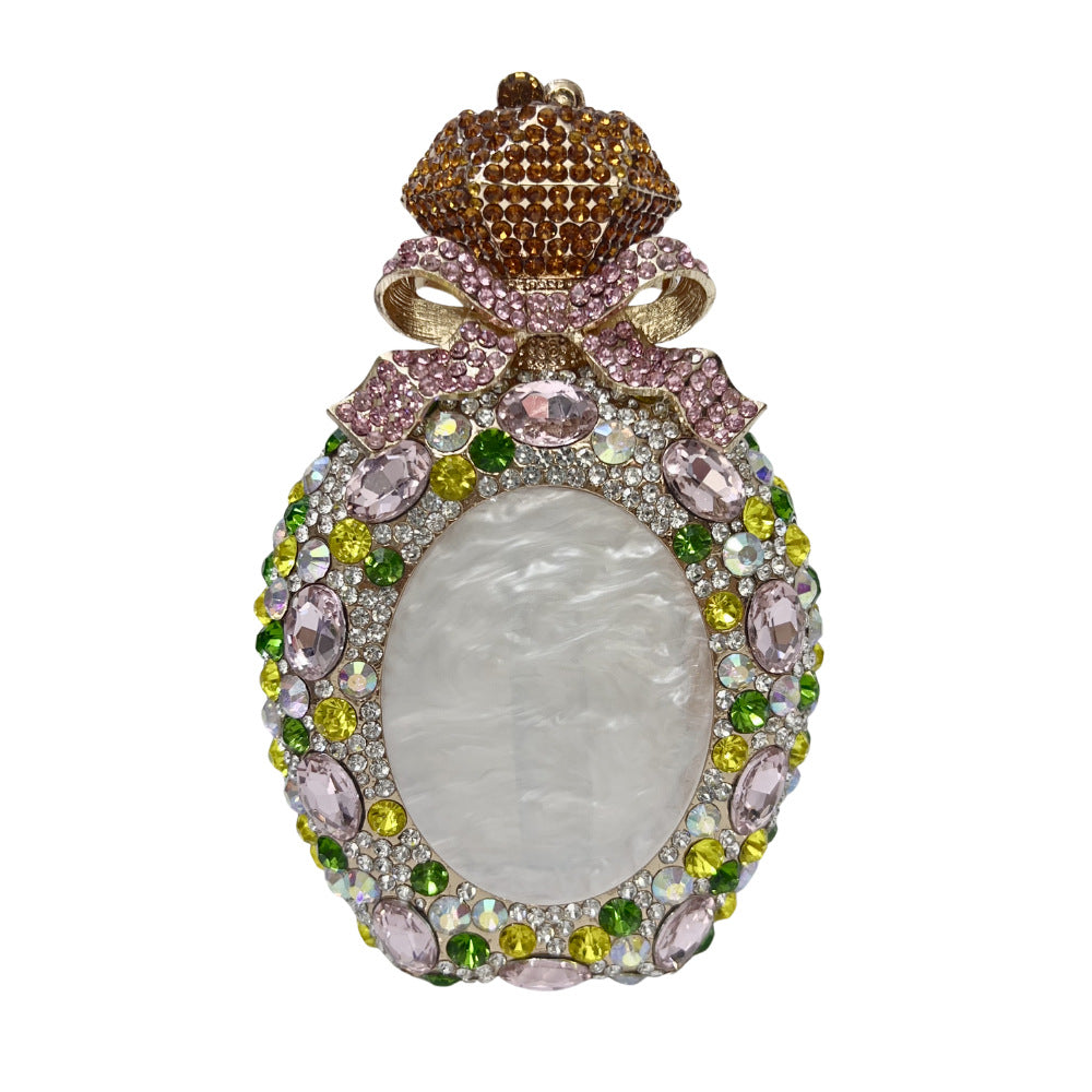 Kvinders Mode Banket Fuld Diamant Clutch