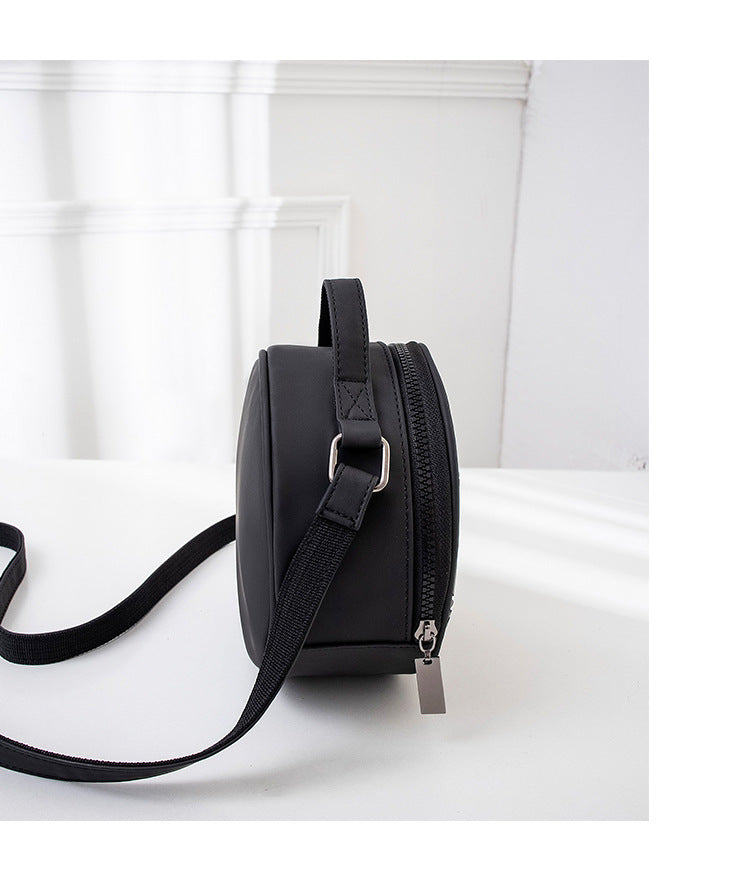 Korean Style Rhombus Luminous Bag Ladies New Round Crossbody Bag Small Round Bag