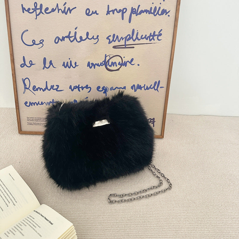 Plush Bag Women's Fashion Imitation Fox Fur