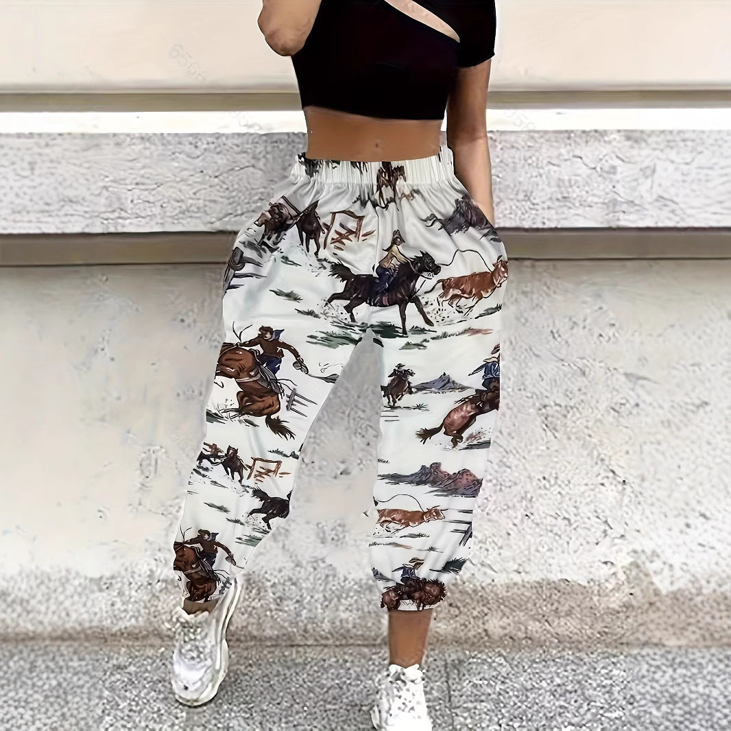 Trendy High Quality Breathable And Loose Women's Trousers