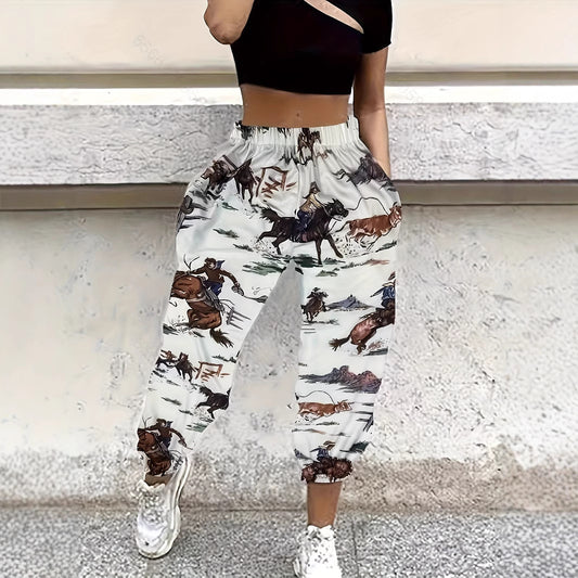 Trendy High Quality Breathable And Loose Women's Trousers