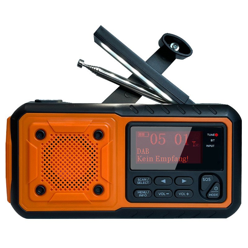 Multi Functional Solar Powered Outdoor Charging Radio