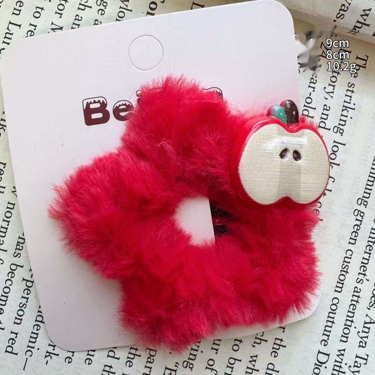 Creative Cartoon Apple And Star Hair Accessories With Christmas And New Year Themes