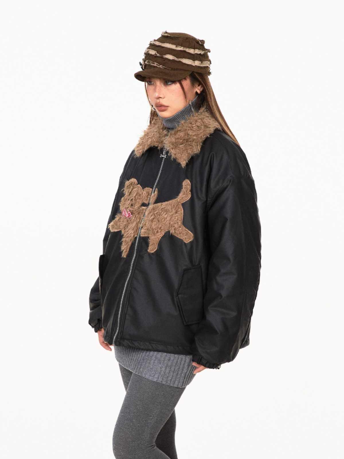 Winter New Loose Preppy Style Coat