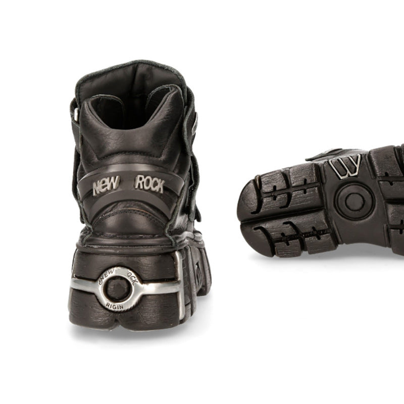 Low-top Metal Muffin Sole Dad's Shoes Are Versatile And Round Toe Shoes