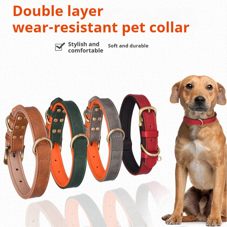 Contrast Color Pet Collar Breathable