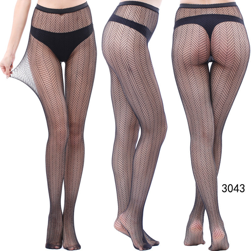 Women's Vintage Tattoo Lace Hollow Net Socks