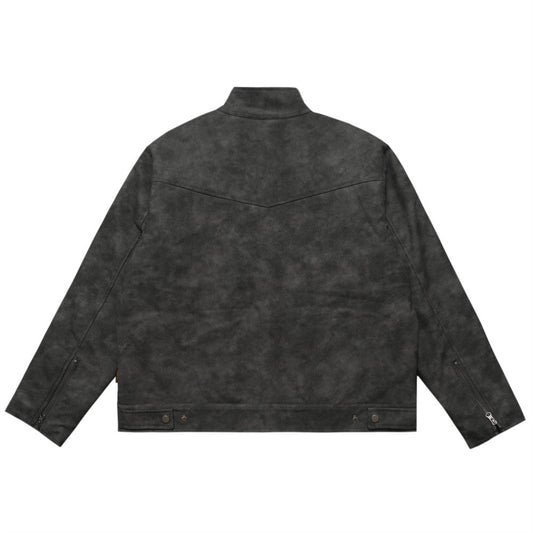 High Street Biker's Leather Jacket Male