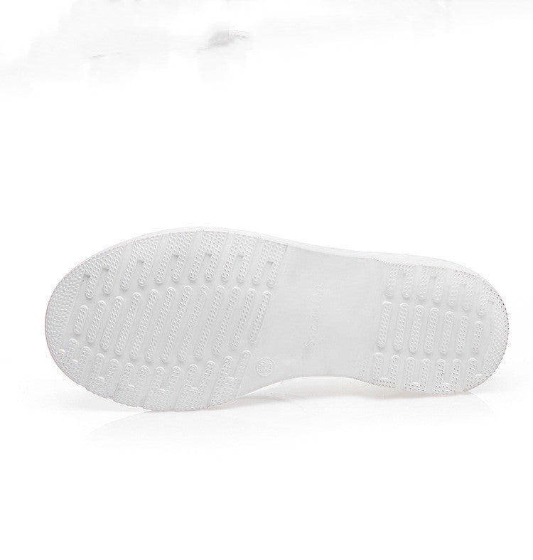 Short Low Heel Flat Mid-tube Single Boots Women