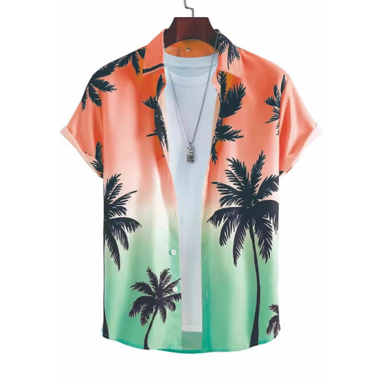 Printing Men's Short-sleeved Shirt