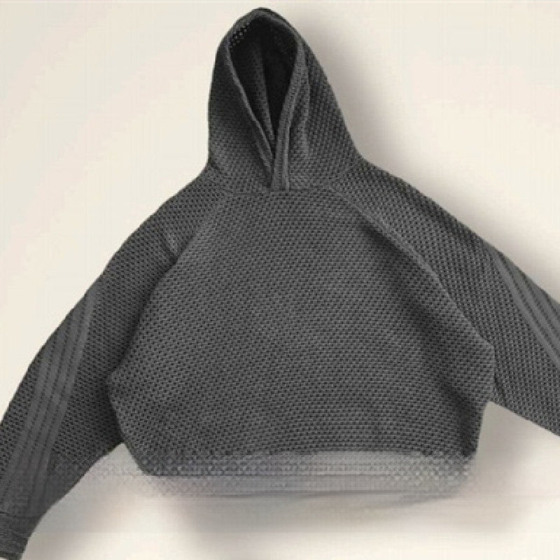 Half Zip Ensfarvet Minimalistisk Alsidig Langærmet Sweater Drenge Efterår Og Vinter