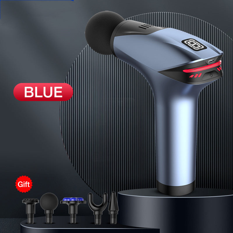 Cold Compress Fascia Gun Colorful Breathing Light LCD Model