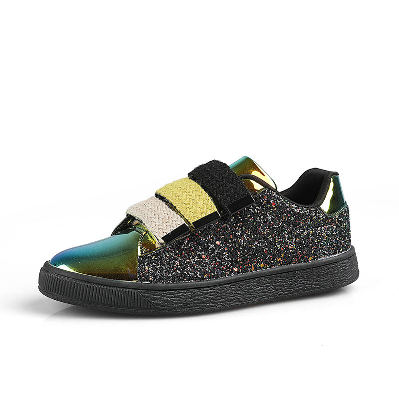 Summer New Breathable Fashion Personality Shiny Trendy Sneakers