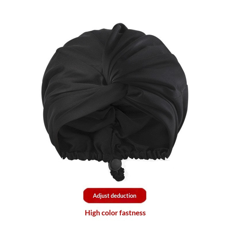 Silk-like Fabric Stretch Satin And Ice Sleep Caps