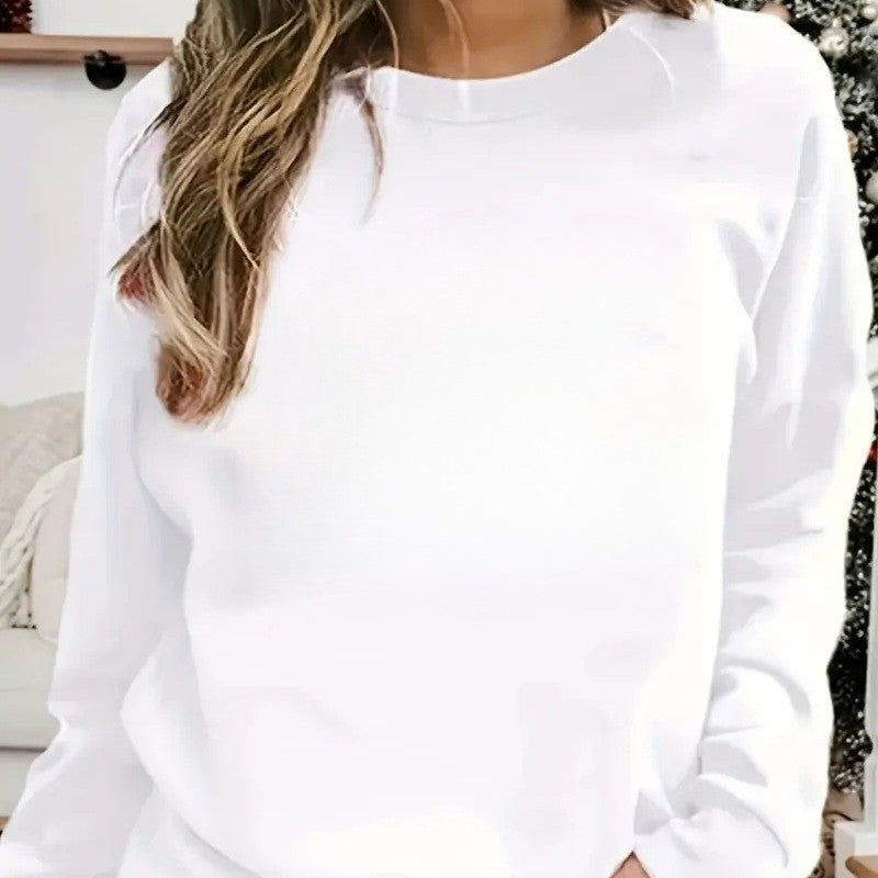 Europæiske og amerikanske plus size dametøj sweater