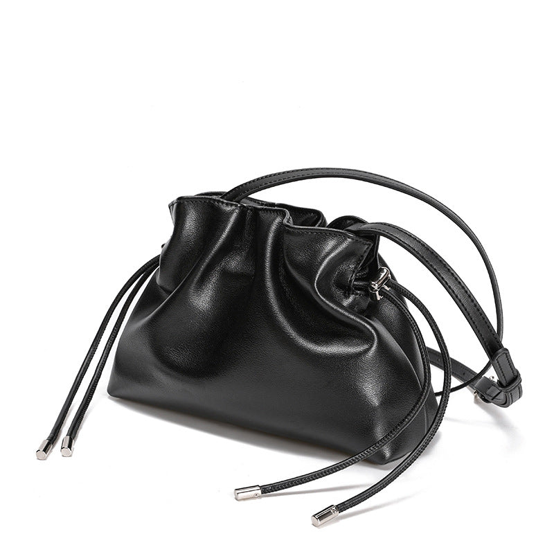 Women's Messenger Bag Drawstring Small Chinese Character Fu Bag All-match Casual Shoulder