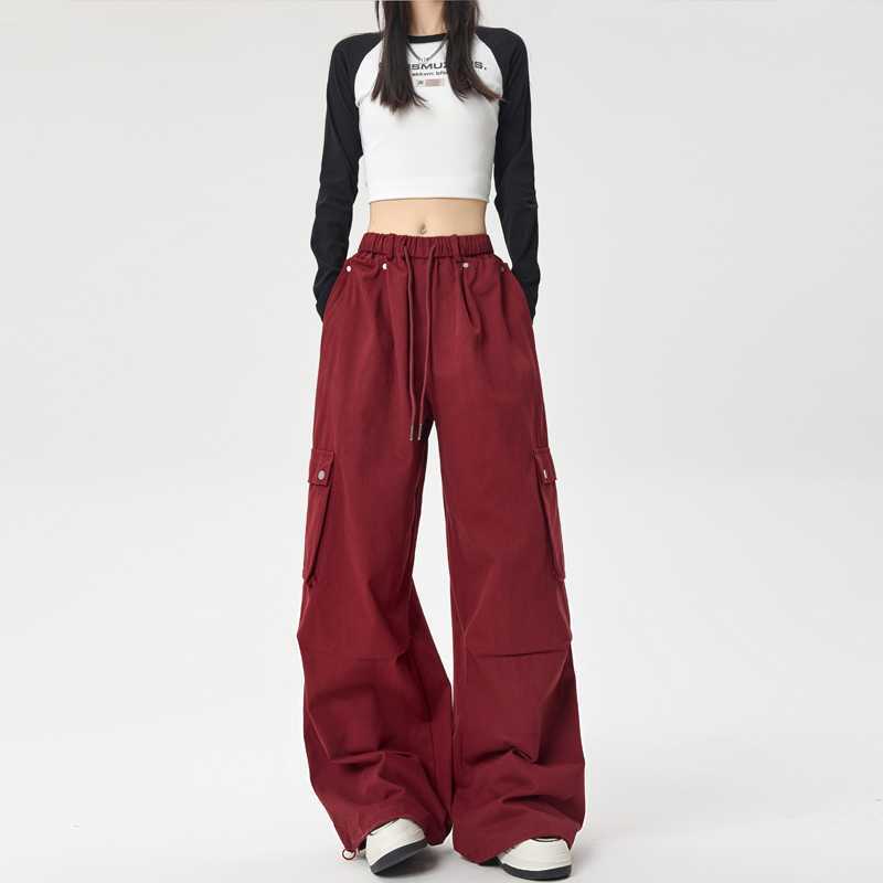 Women's Loose Casual Mechanical Style Sports Pants