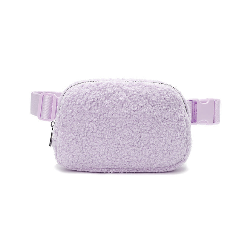 Winter Lambskin Crossbody Bag Outdoor Sports General Versatile