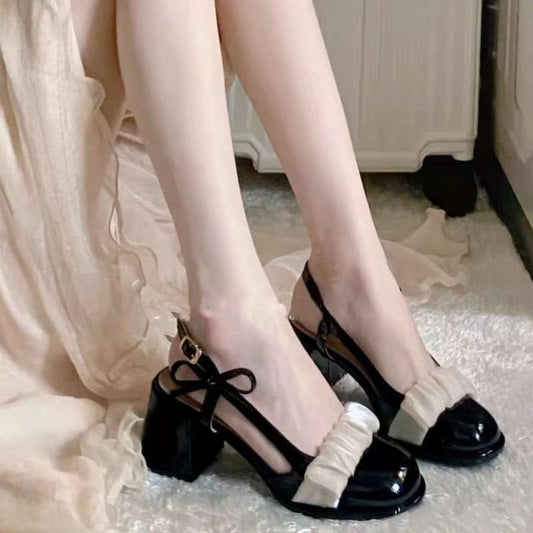 Women's Niche Fairy Style French High Heels