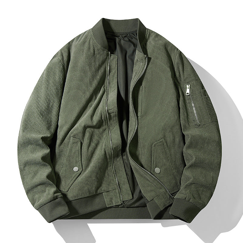 Men's Corduroy Loose Baseball Uniform