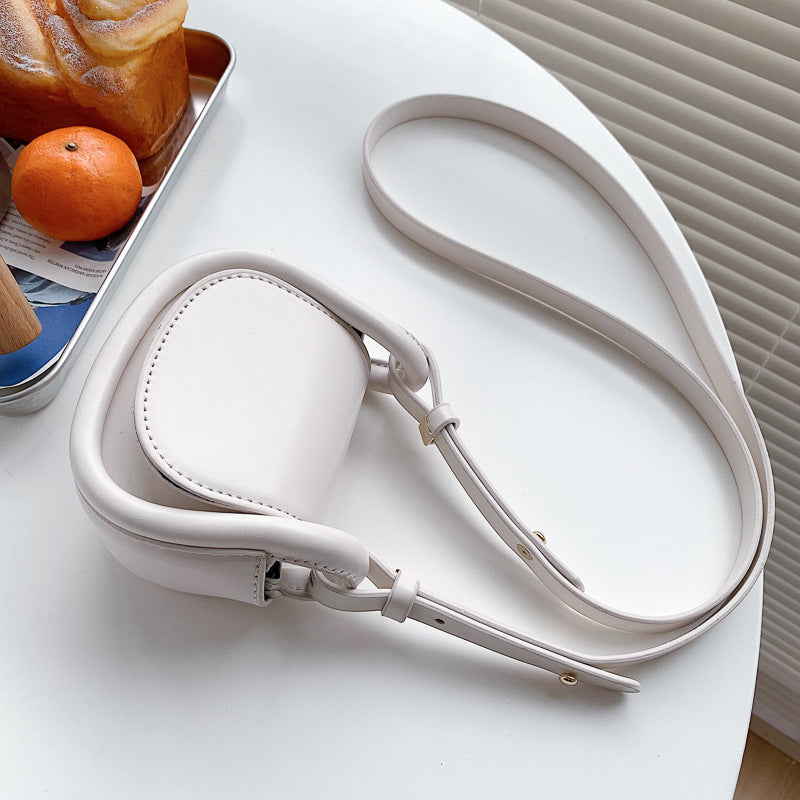Women's New Textured One Shoulder Messenger Bag