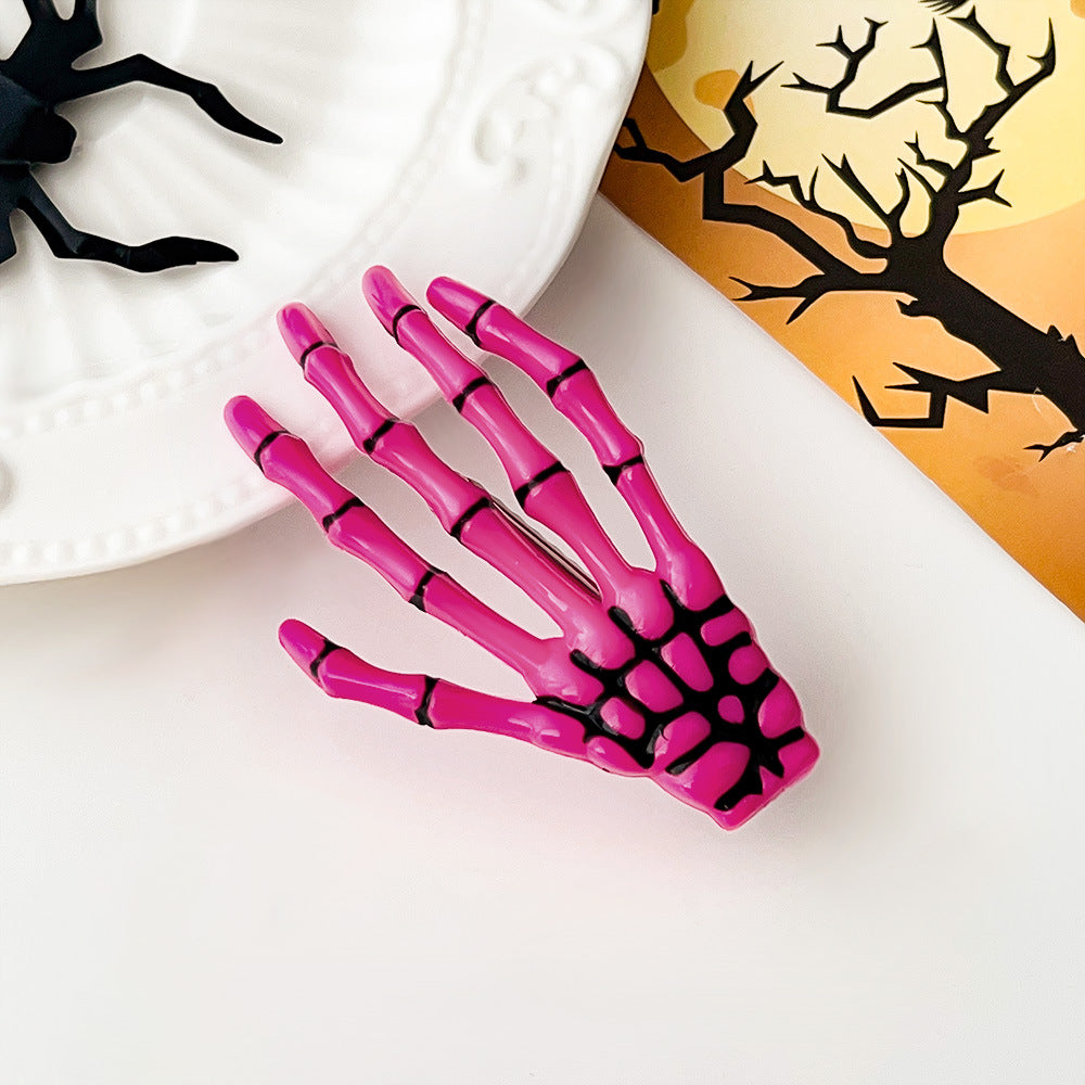 Halloween Skull Harajuku Hand Bone Hair Clip