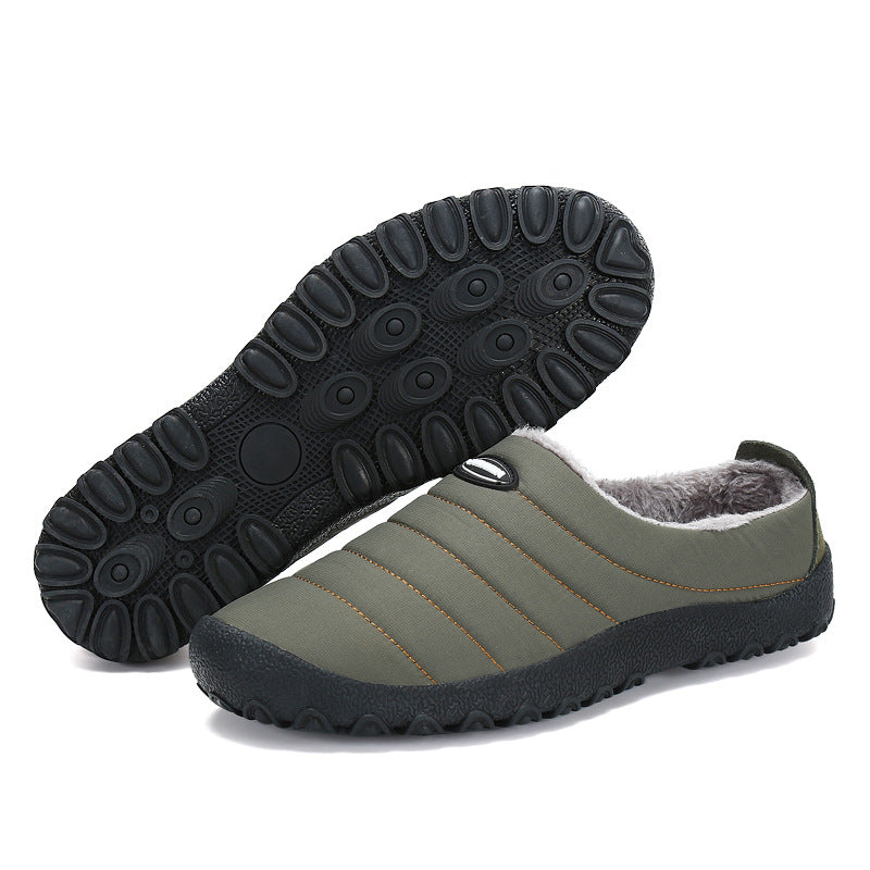 Men's Fleece Warm Casual Cotton Shoes