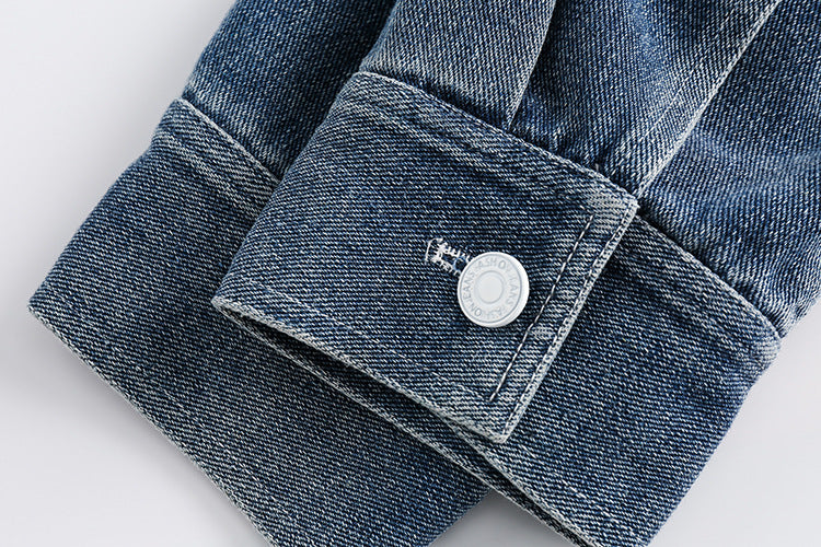 Fashion Retro Casual Denim Coat For Men