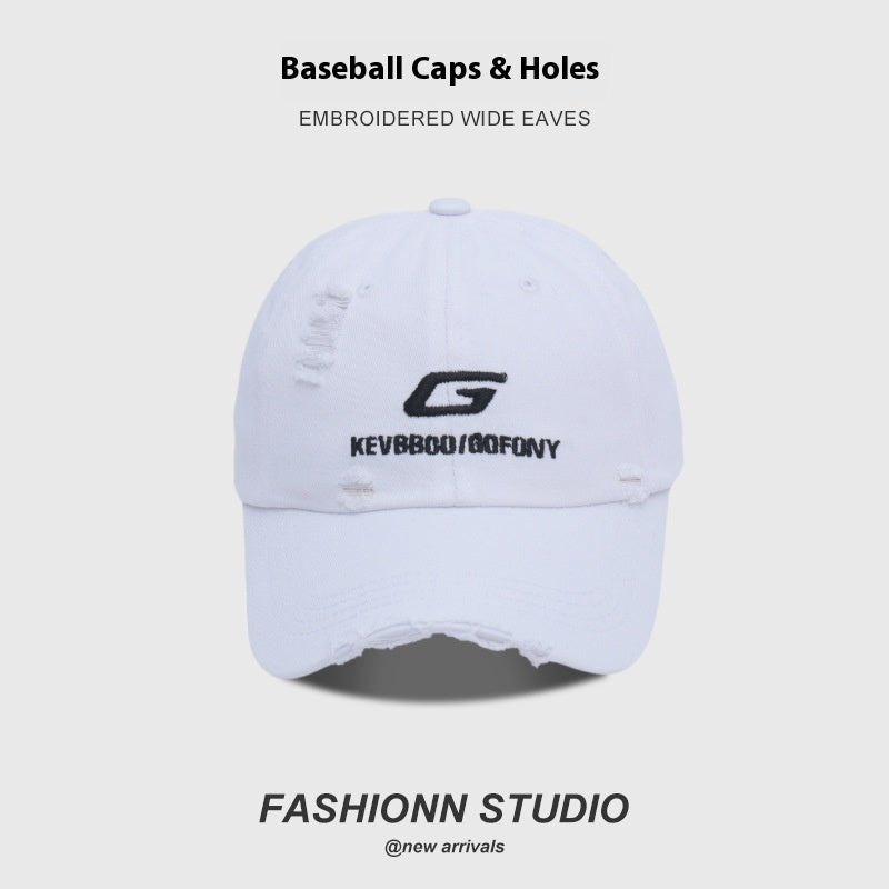 Minimalist Versatile Casual Fashion Personality Alphabet Peaked Cap