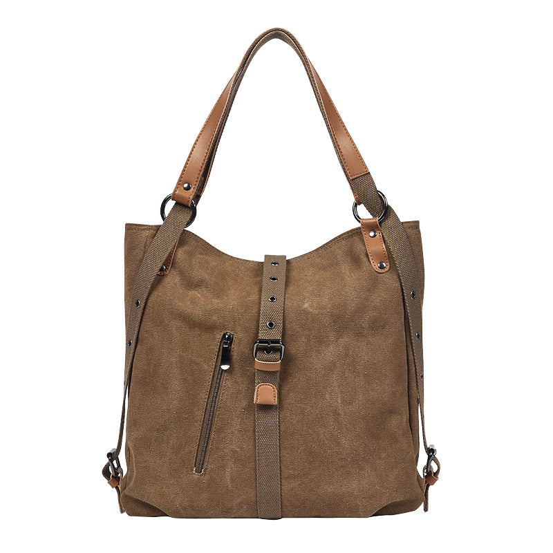 Large-capacity Handbag Retro Simple One-shoulder Messenger Bag