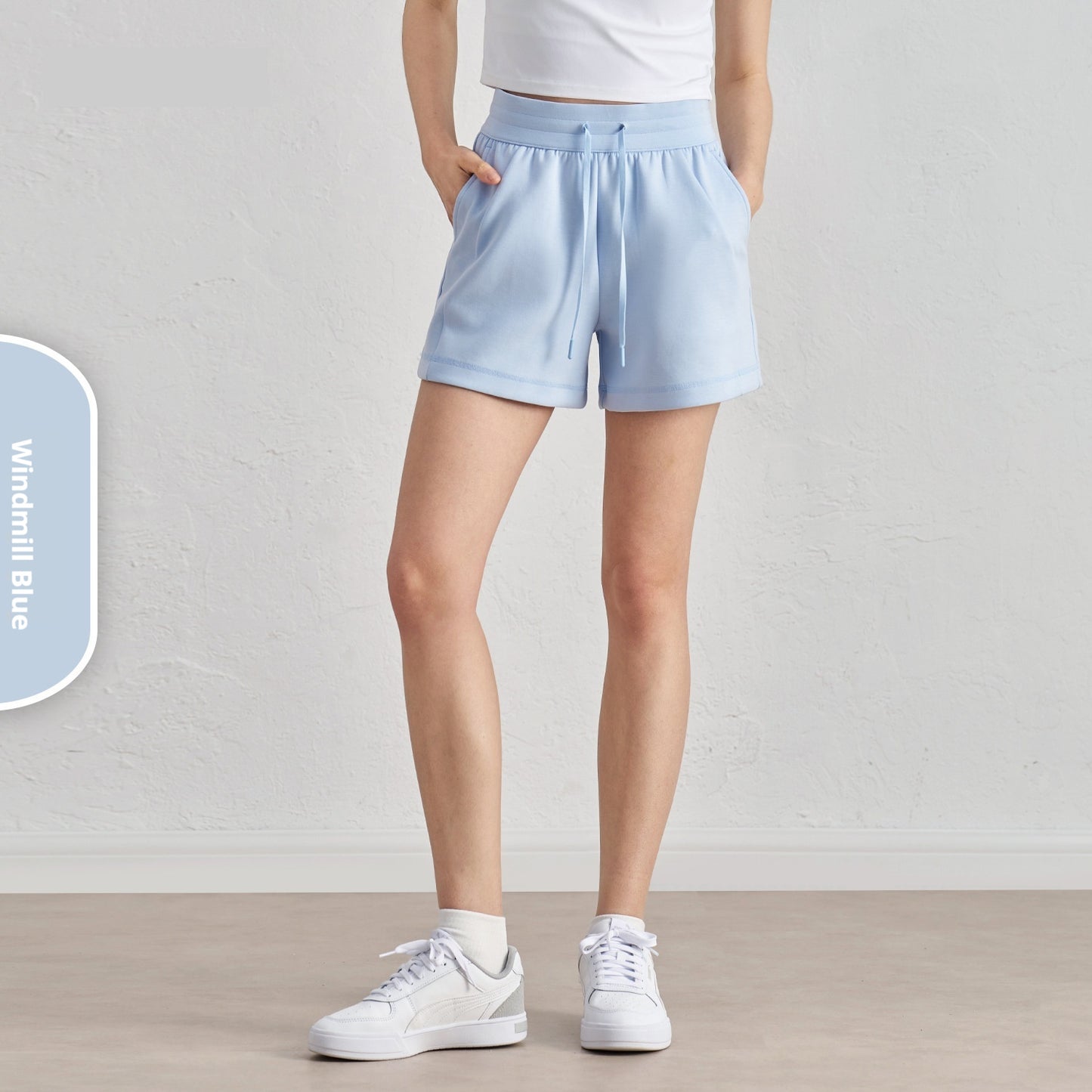 Layer Loose And Simple Yoga Shorts