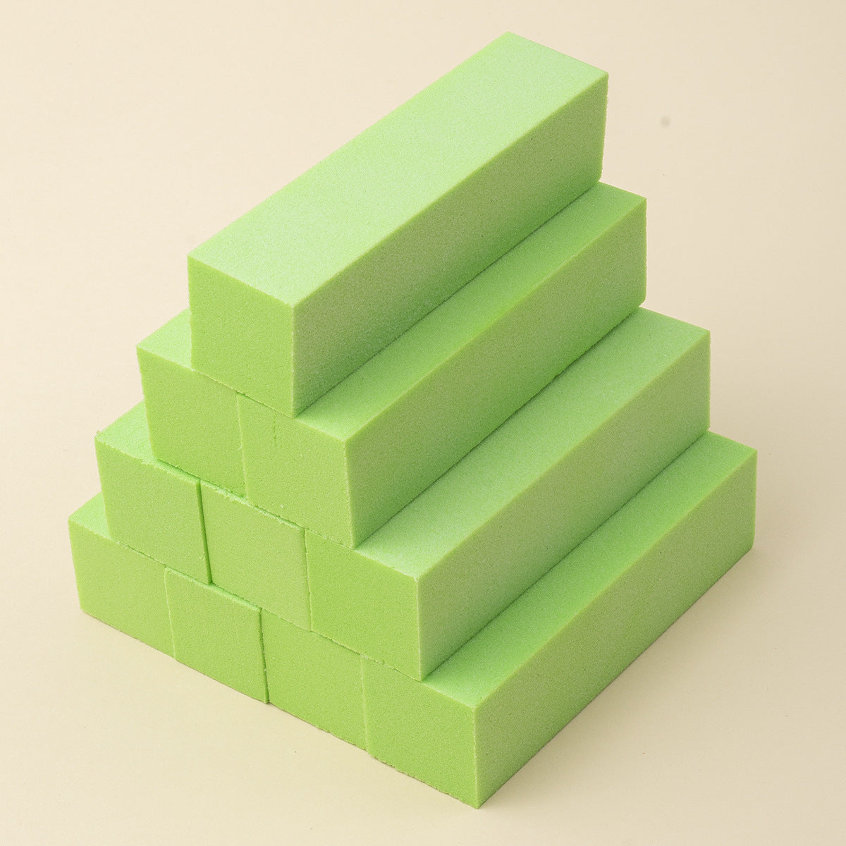 Nail White Tofu Block Color High Foaming Four Sides Grinding Block