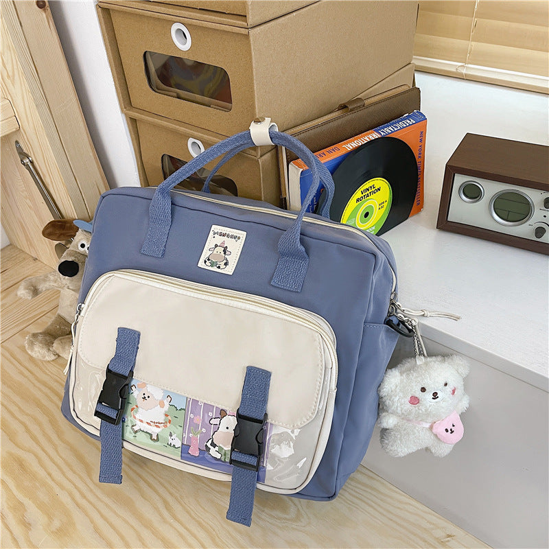Junior High School Students' Multipurpose Single Shoulder Backpack