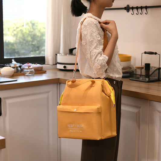 Aluminum Foil Thickening Warm Waterproof With Rice Sholder Bag