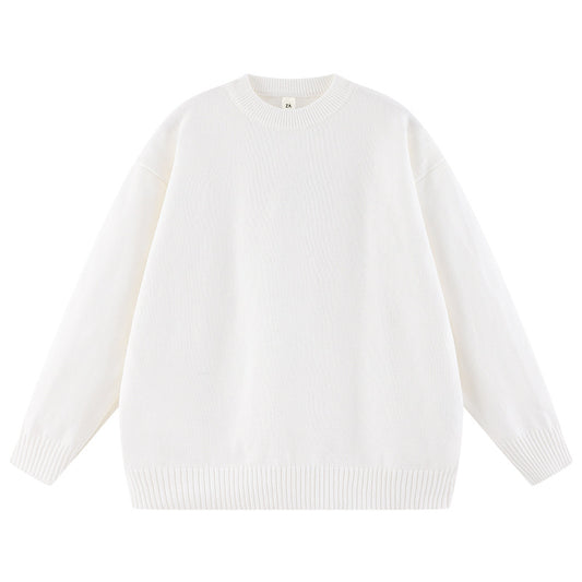 Women's Autumn And Winter Solid Color Loose Sweater