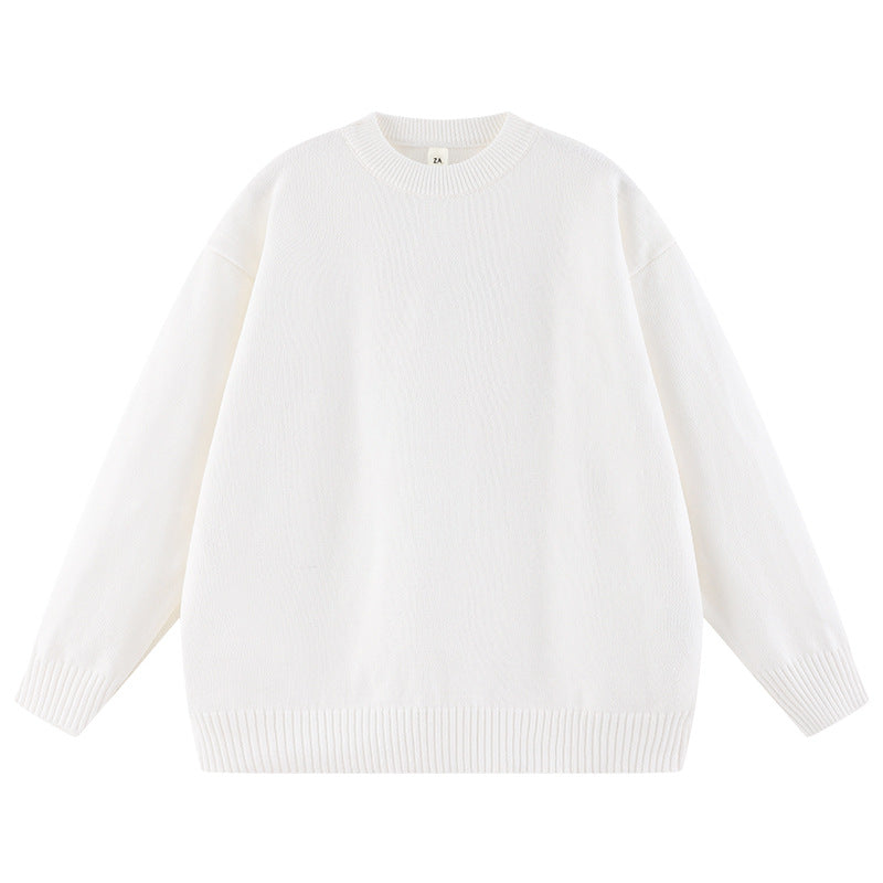 Women's Autumn And Winter Solid Color Loose Sweater