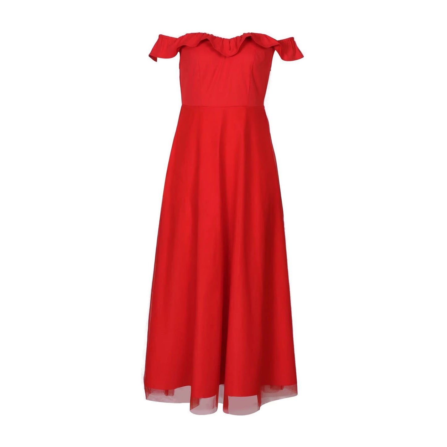 Luksus Slipkjole Aftenkjole Med Et Off-shoulder Design