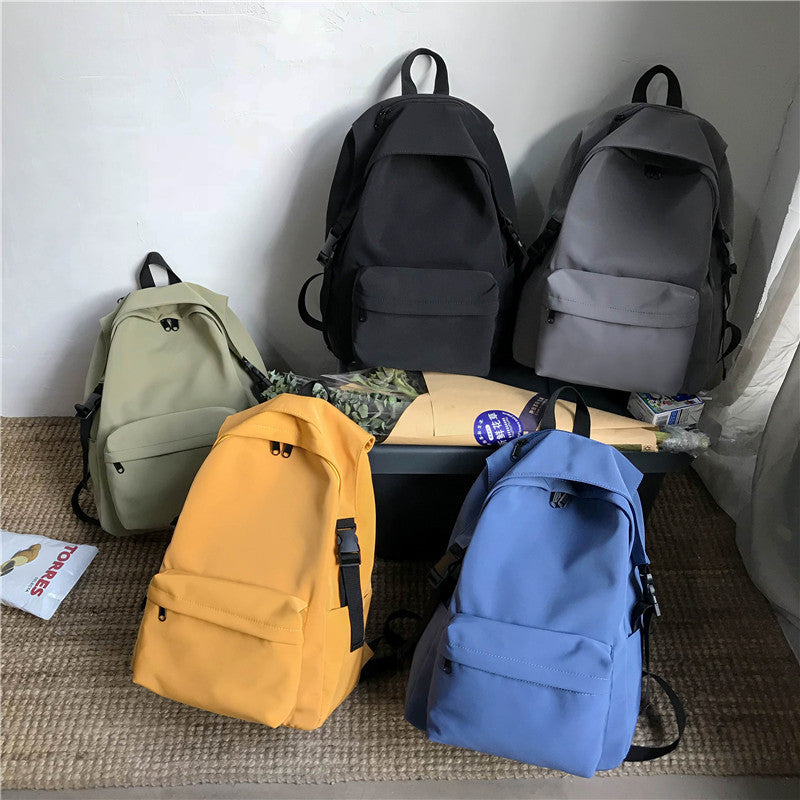 Schoolbag Korean Harajuku Ulzzang Large Capacity High School Backpack Female College Student Simple Backpack Male Ins Fashion