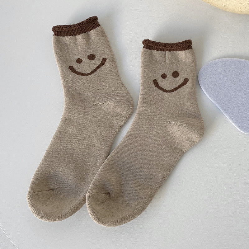 New Terry Curling Thickened Warm And Comfortable Cotton Socks