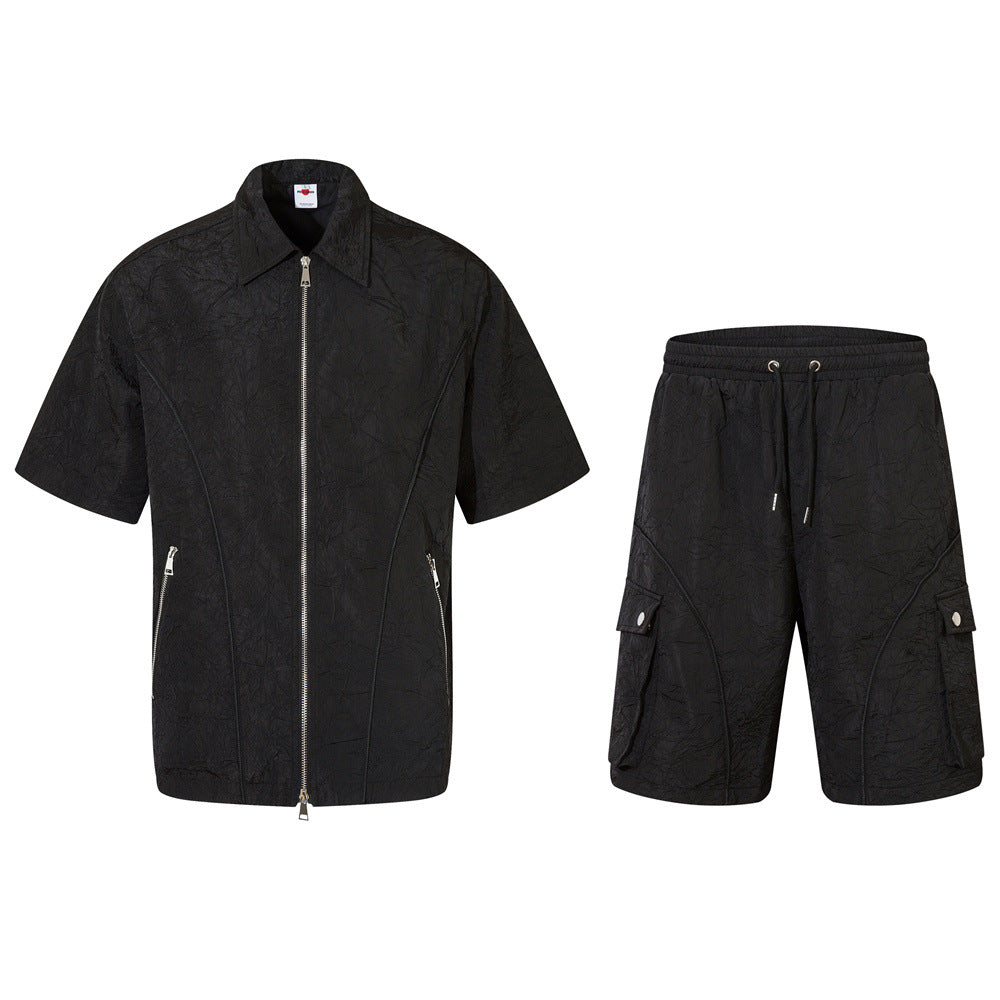 Fashion Sports Set Men's Straight Shorts