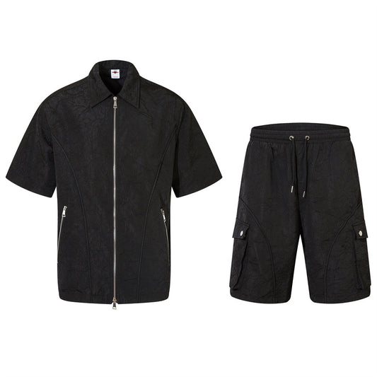 Fashion Sports Set Men's Straight Shorts