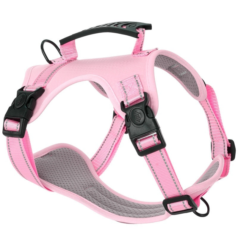 Large, Medium And Small Dog Chest Harness Traction Rope