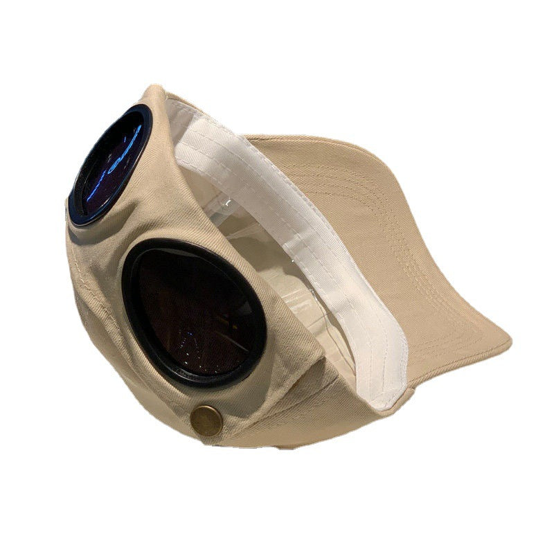 Women's Fashion Casual Cat Ear Glasses Baseball Hat