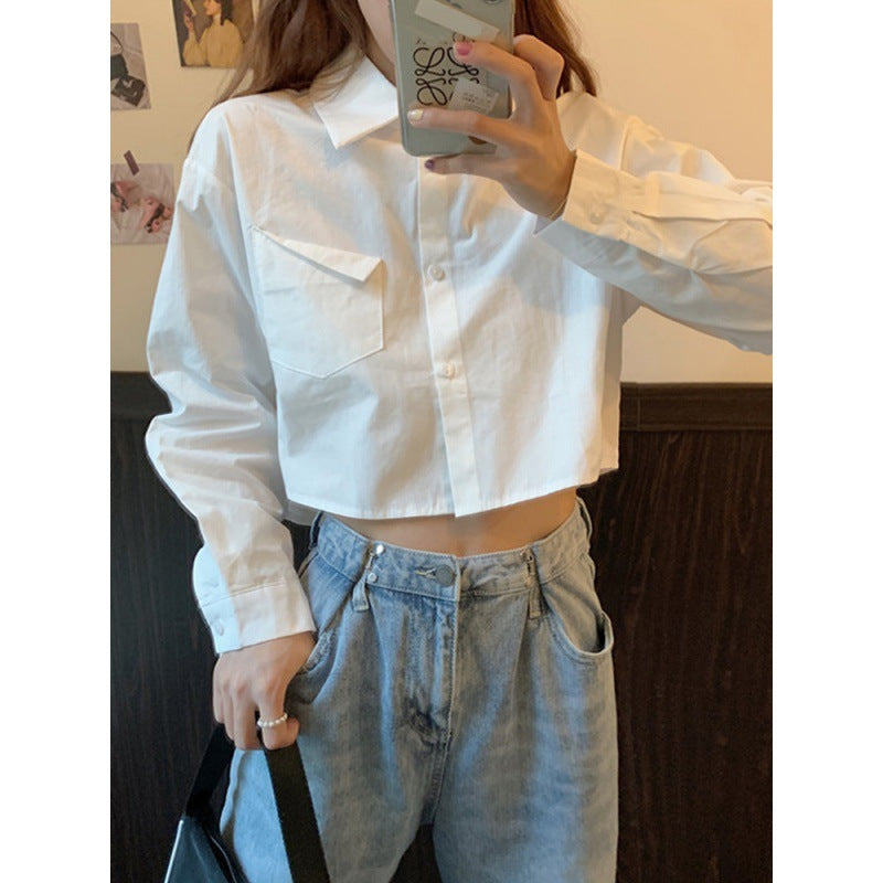 Short Niche Long Sleeve Shirt