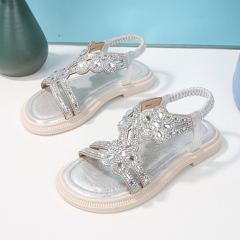 New Summer Bohemian Style Girls' Rhinestone Sandals