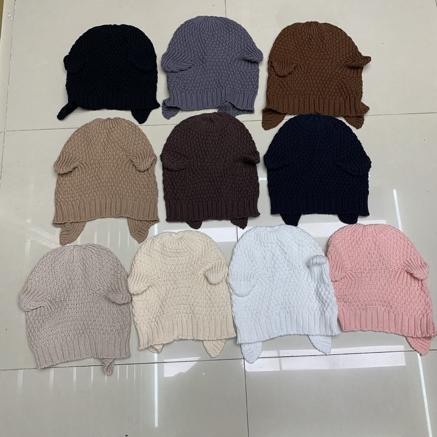 Cute Age-defying Knitted Hat With Horns
