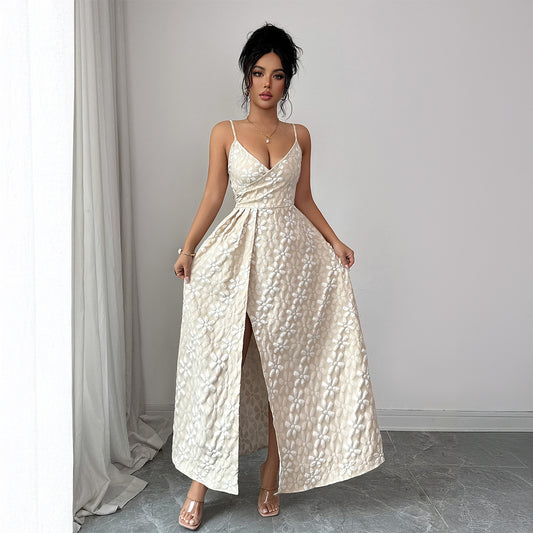 Suspender High Waisted Designer Dress For Women